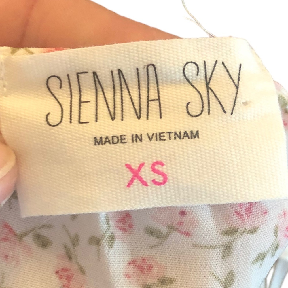 Sienna Sky Soft Floral Print Mini Dress size XS - Picture 10 of 14